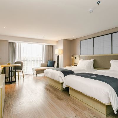 高級雙床房（都市美景+寬敞舒適+落地窗+城市夜景） 宜尚酒店（貴陽高鐵北站店）優惠