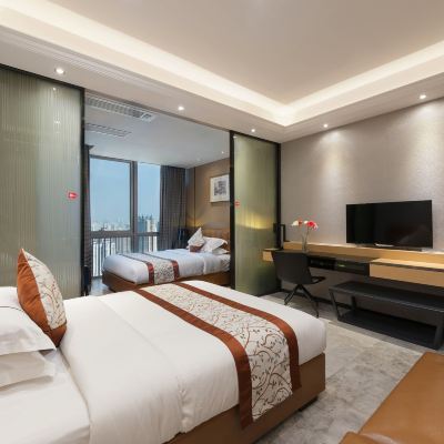 優選雙床房 易成國際公寓（廣州北京路公園前地鐵站店）優惠