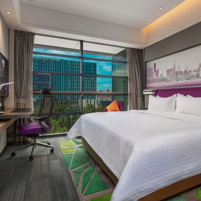 高級大床房 青島城陽希爾頓歡朋飯店優惠