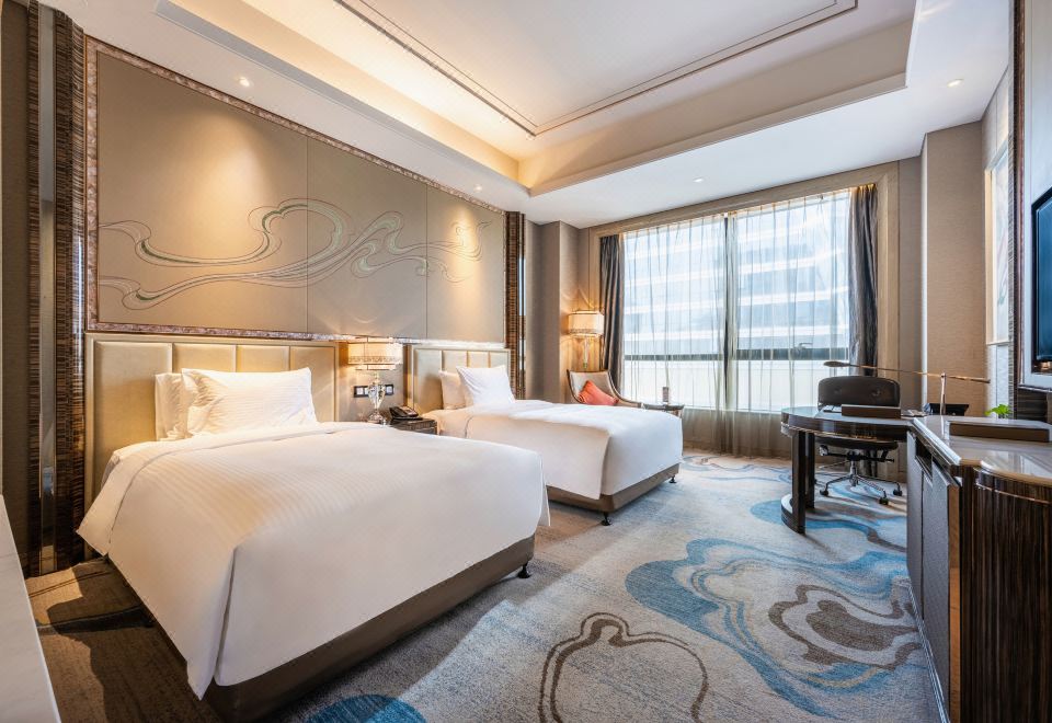 高级豪华双床房（悦享城景+妙梦深睡床垫）