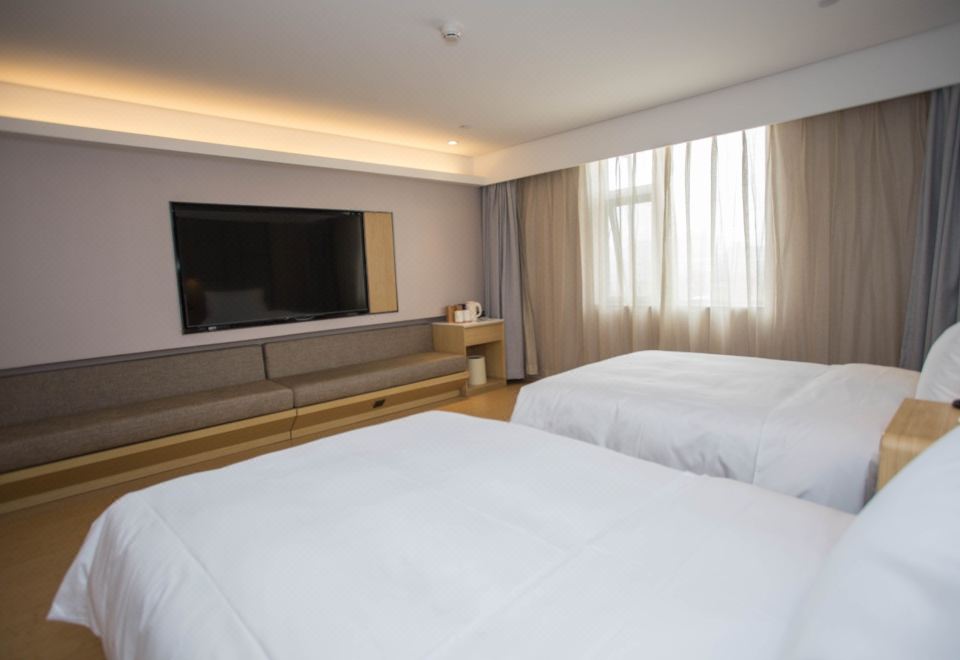 商务双床房+禅意茶席+甄选安稳助眠