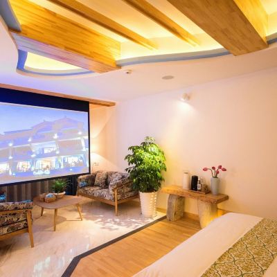 海景日落情侶豪華大床房 蜜悦·大理雙廊祕密花園海景美宿優惠