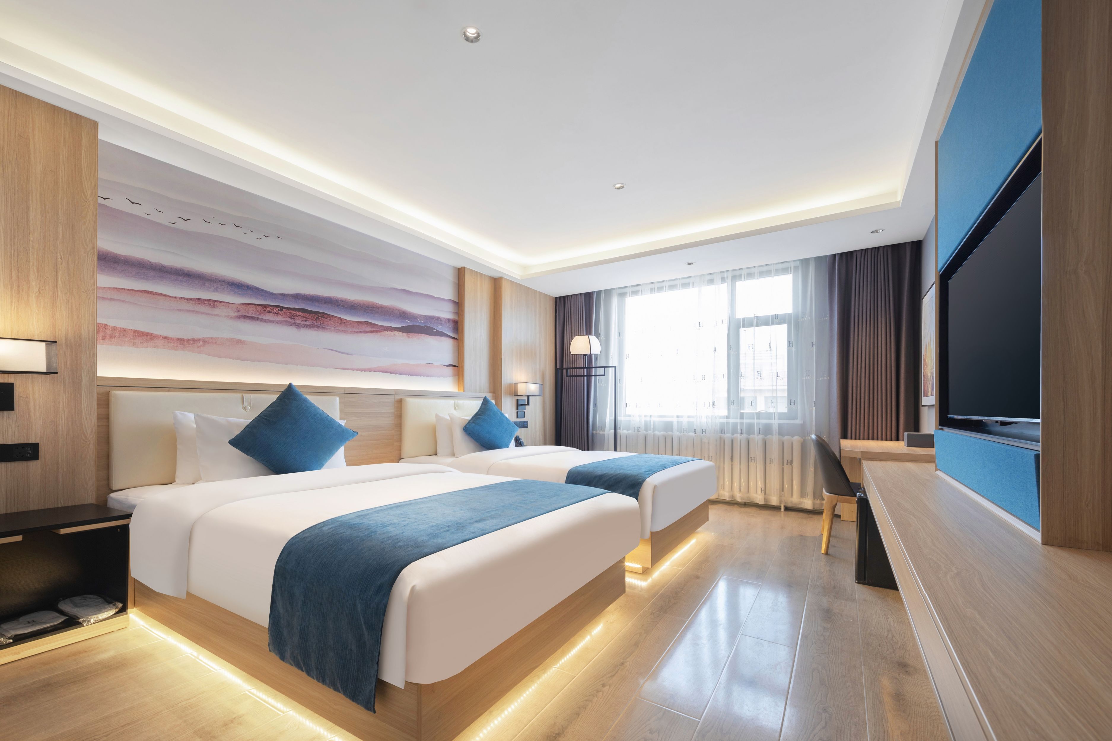 智能高级双床房（语音客控+即开即热式净饮机+加湿器）