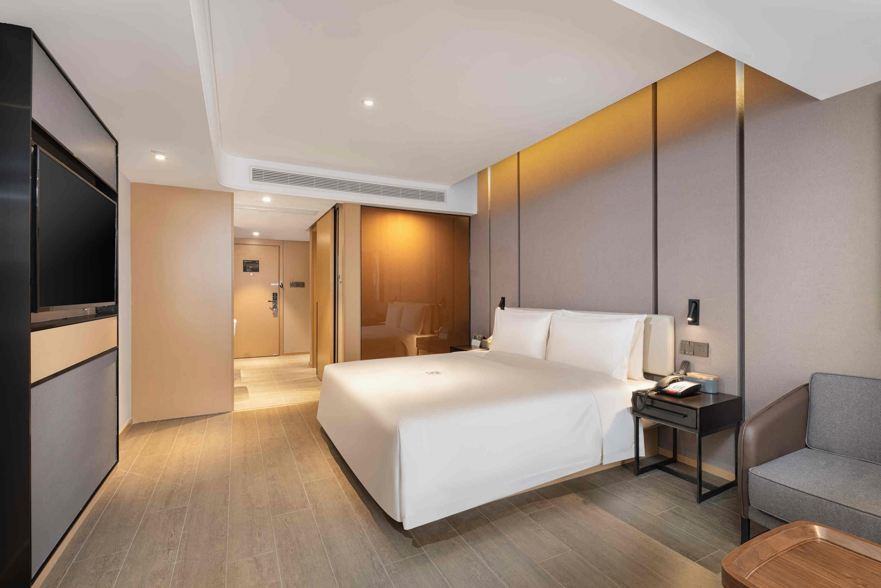 Atour Hotel Xi‘an Gaoxin Technology Road高级大床房【丝涟床垫+手机投屏】