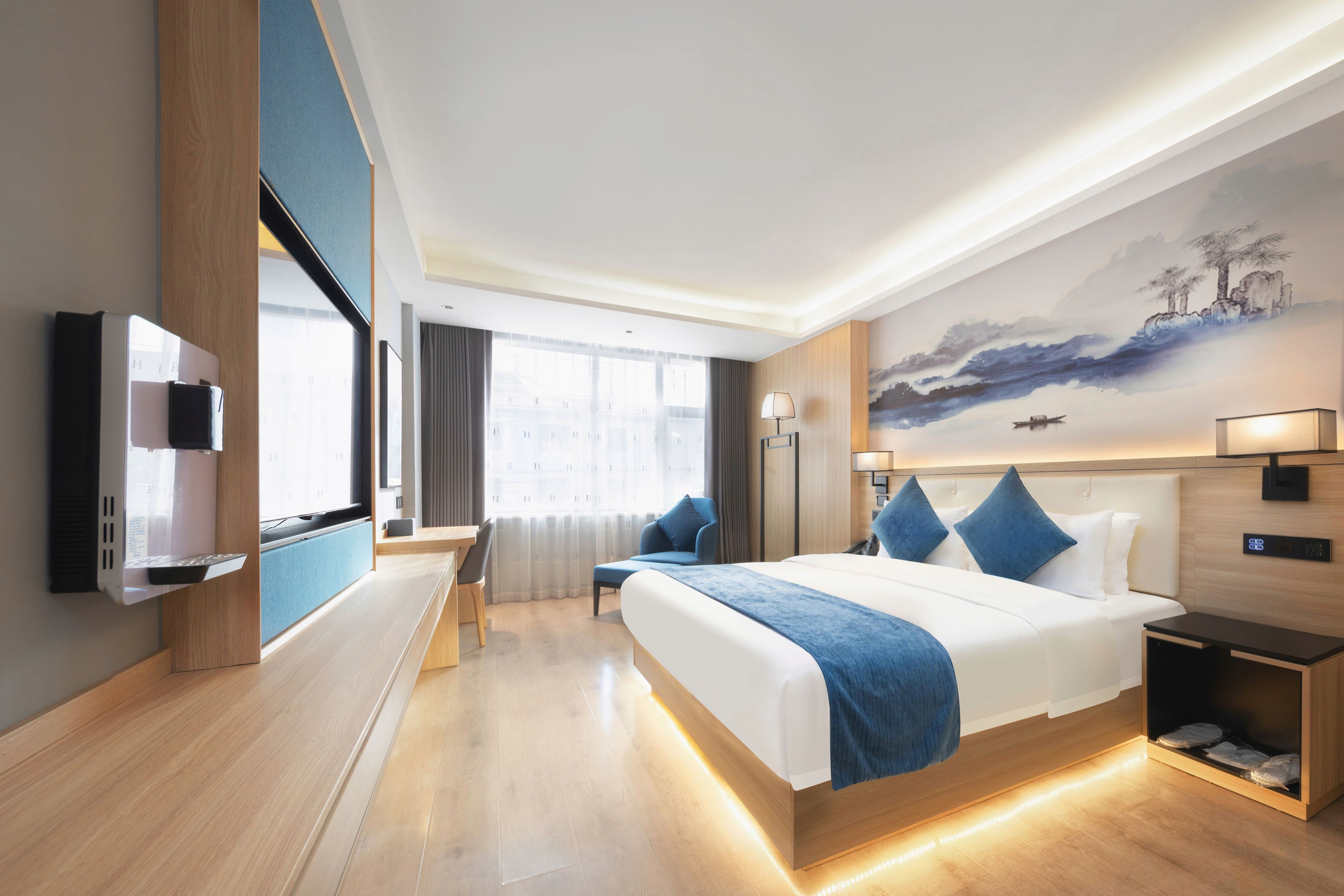 智能豪华大床房（智能语音客控+即开即饮净饮机+加湿器）