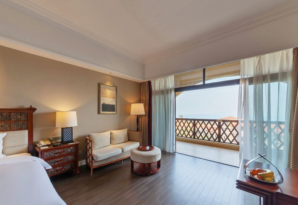 雅致海景自然大床房（独立观海阳台）