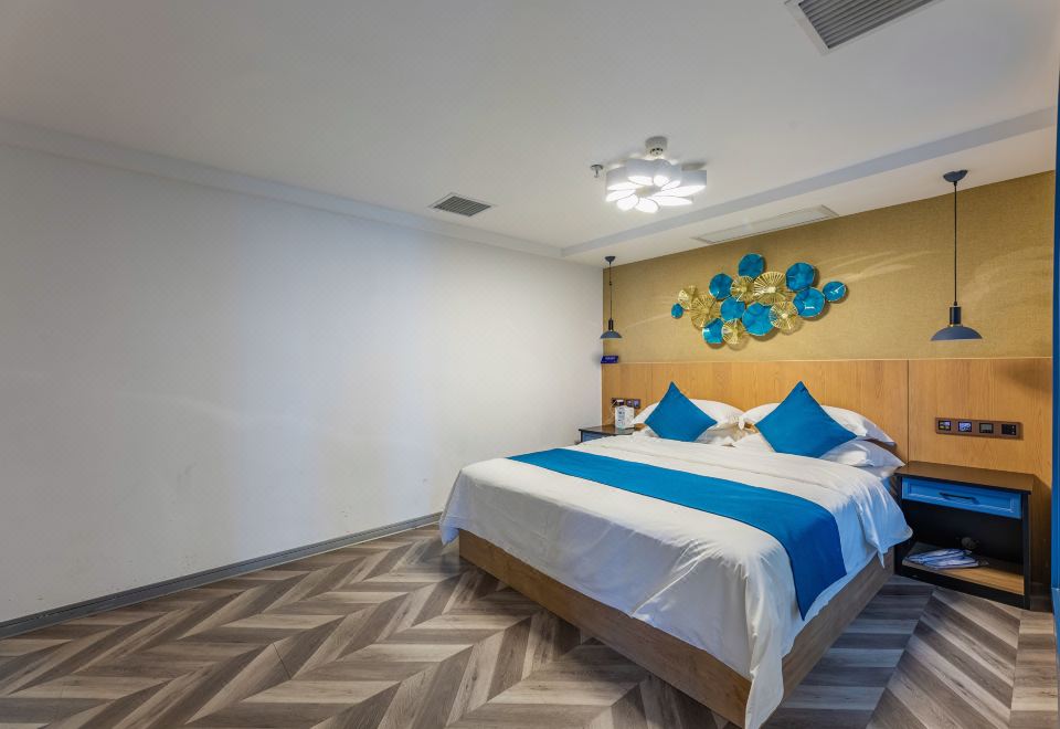 自由夢·Loft藍調滑梯大套房【洗衣機+小廚房+冰箱】