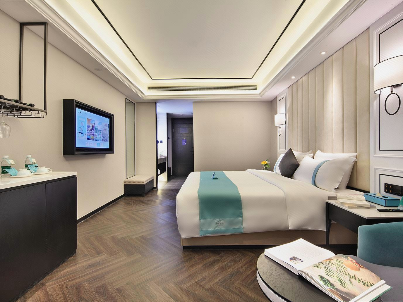 希岸豪华大床房（时尚轻奢｜智慧客控｜风尚投屏）