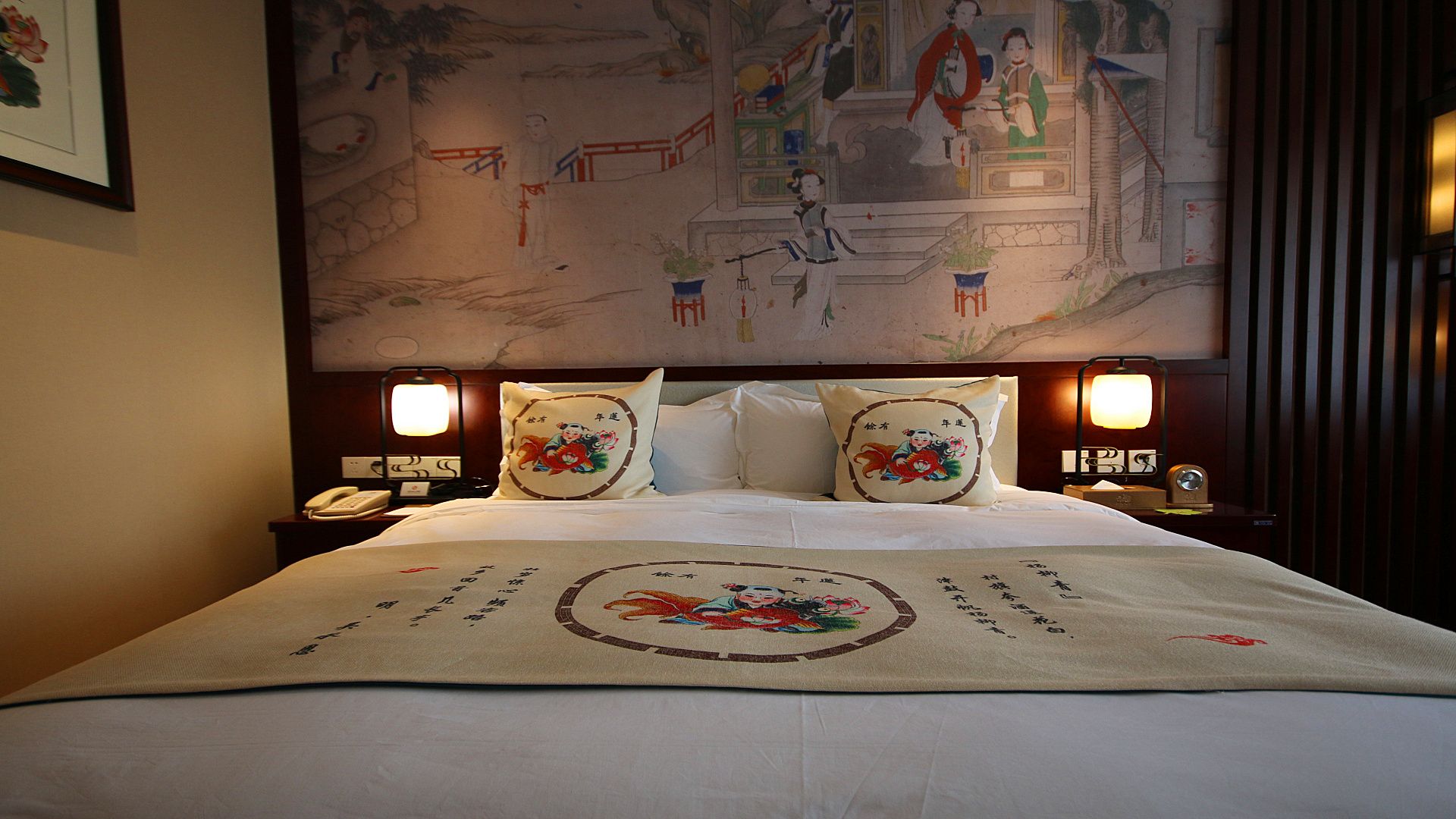 柳青古韵大床房丨园景