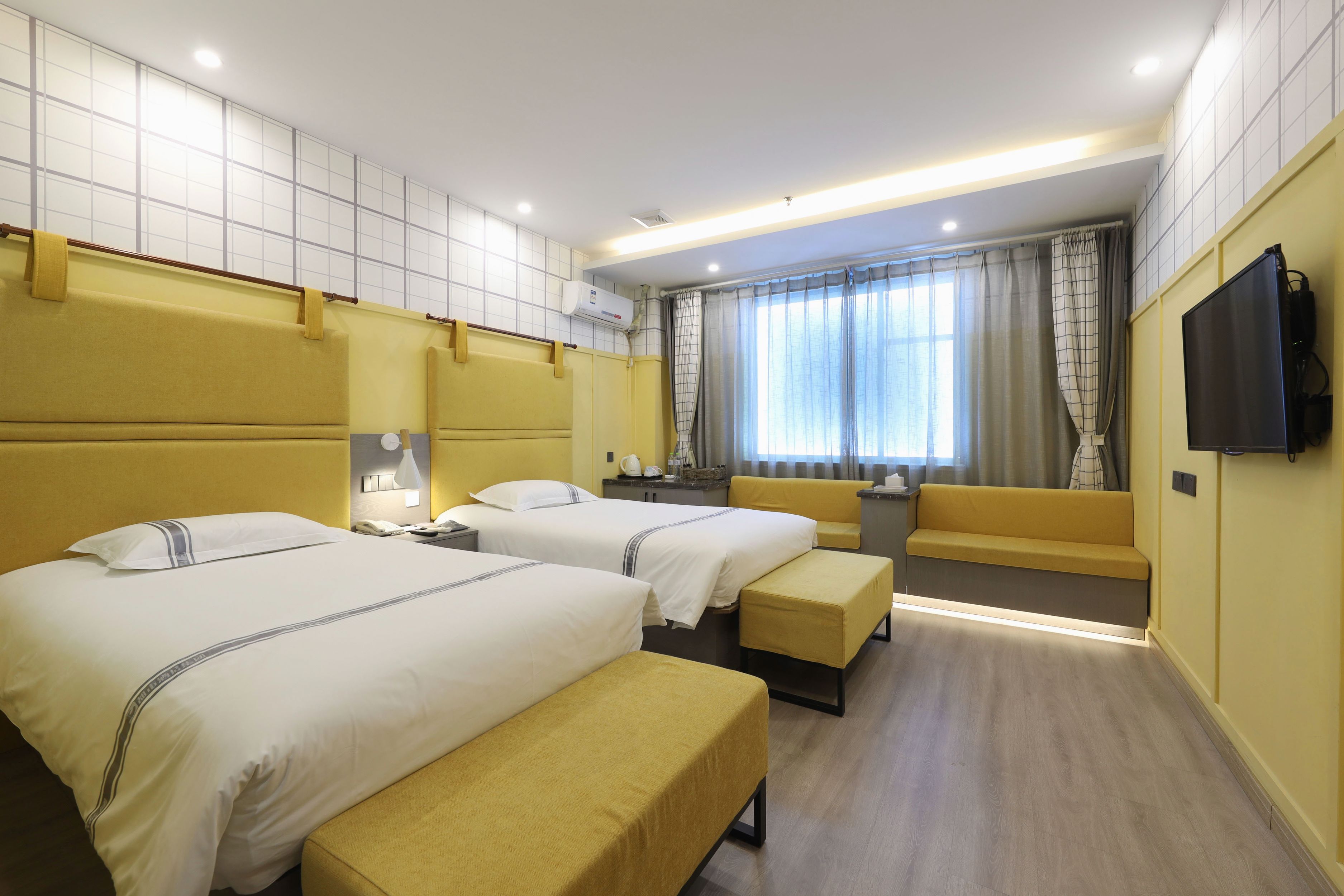 网红创意双床房（无窗）