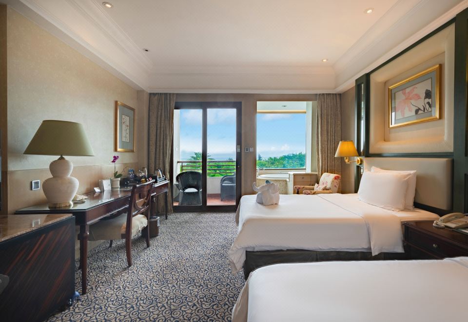 Seaview Resort XiamenDeluxe Sea View Twin-size Bed Room