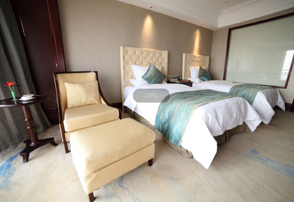 钱塘尊贵江景双床房—带阳台