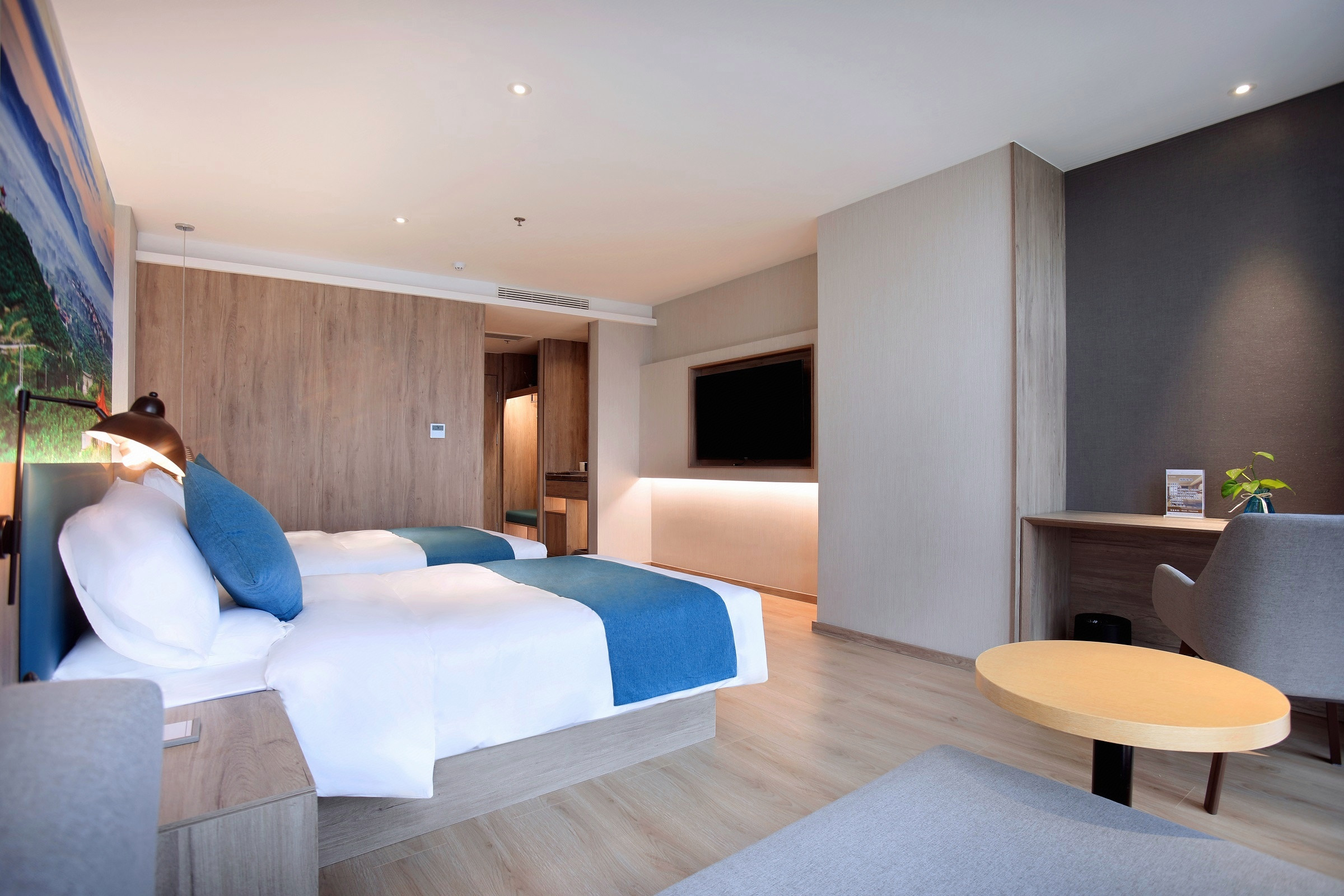 高级双床房（落地大窗）