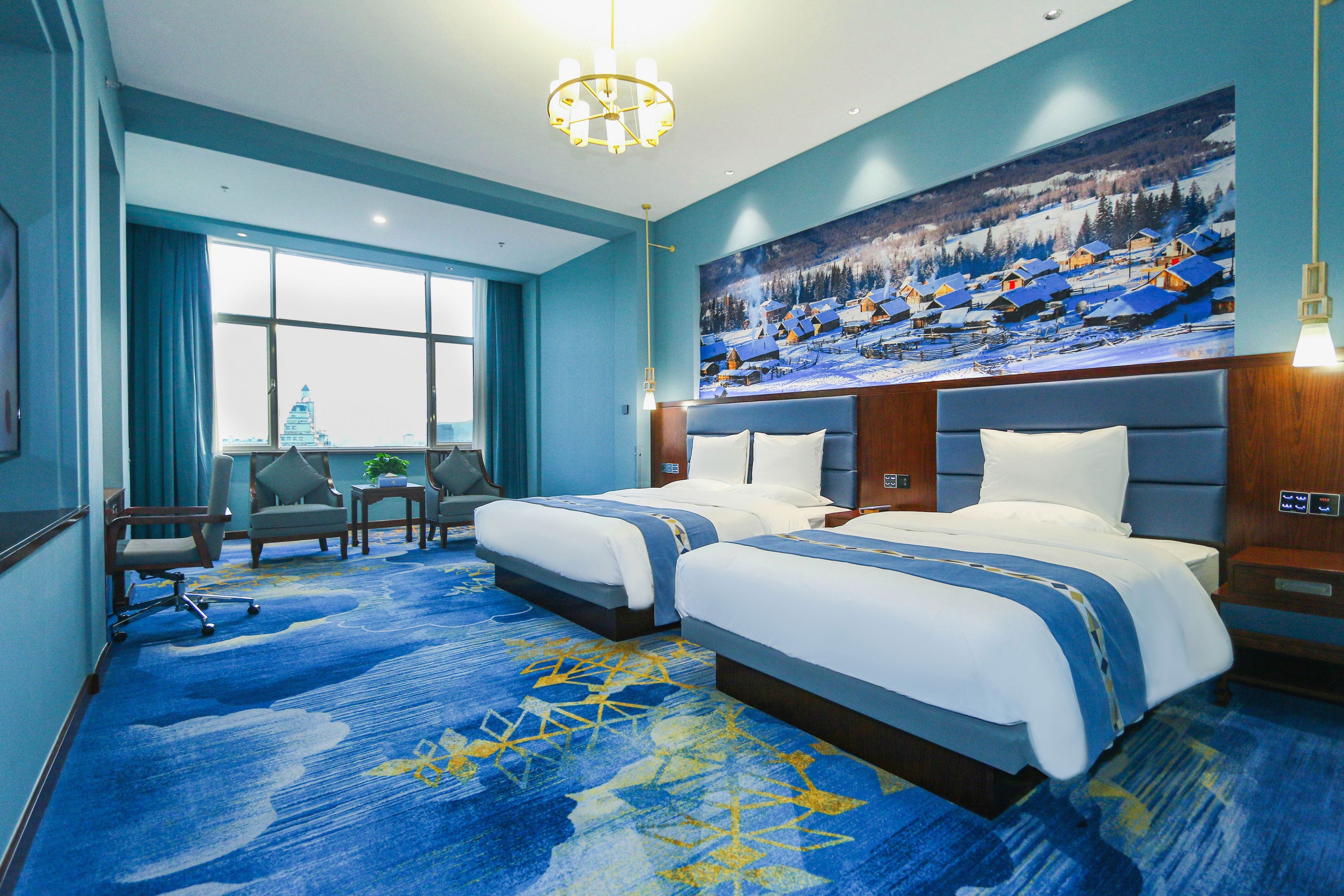 温馨家庭房（斯丽比迪床垫+雅兰寝饰被芯+智能马桶）