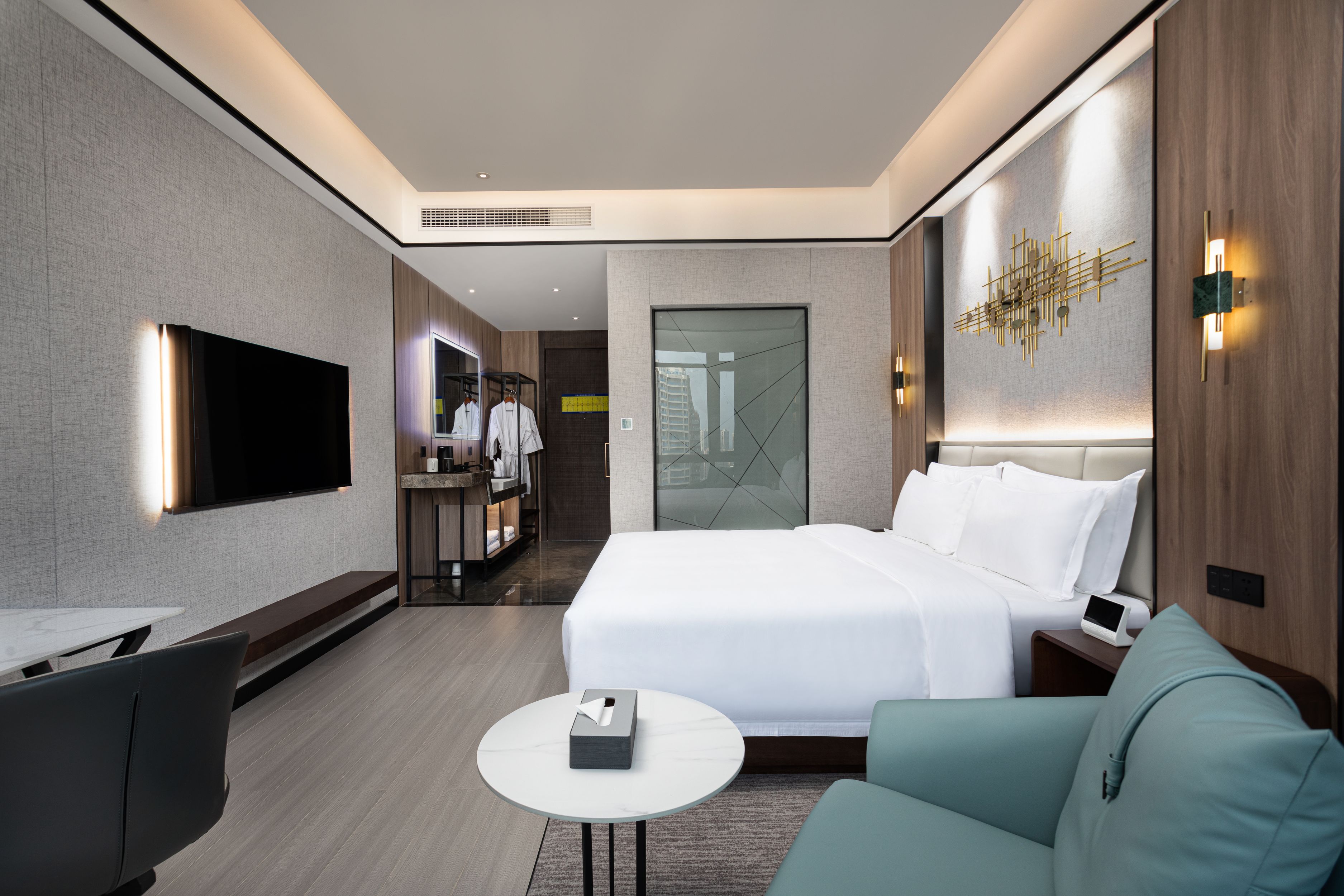 尊享豪華大床房（電視投影+智能馬桶）