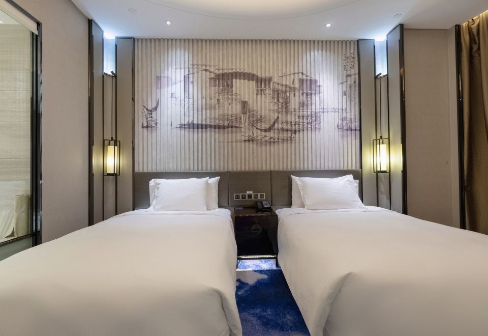 行政豪华双床房（Kappa洗护+斯林百兰床垫+休闲浴缸）