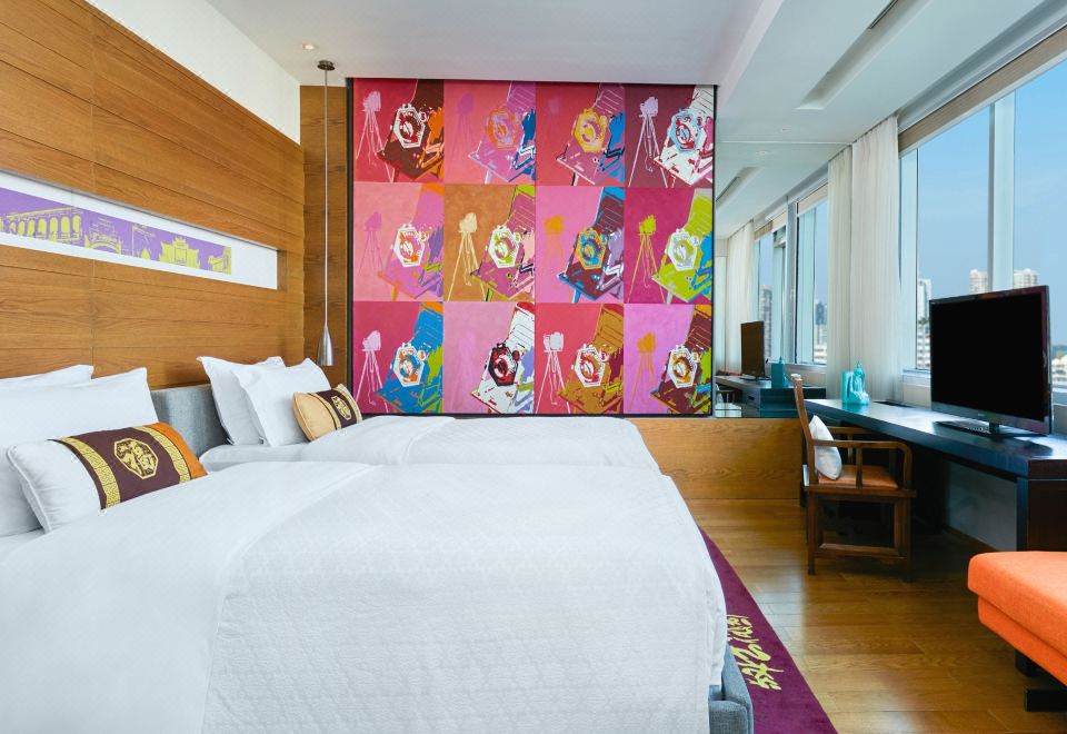 豪華城景雙床房（城市風情）