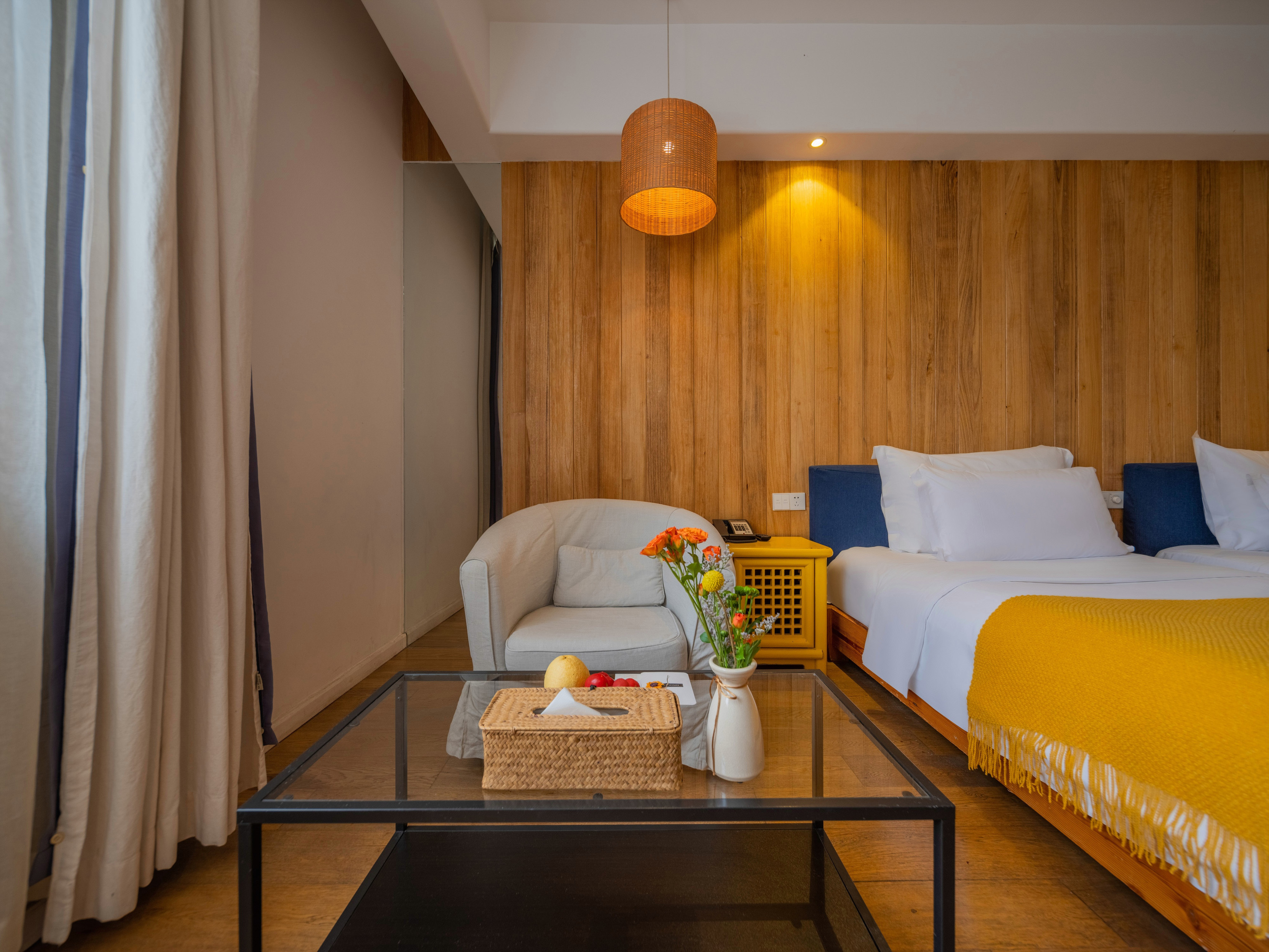 晴光满室?Sight零压双床房【乾湿分离+min冰箱】