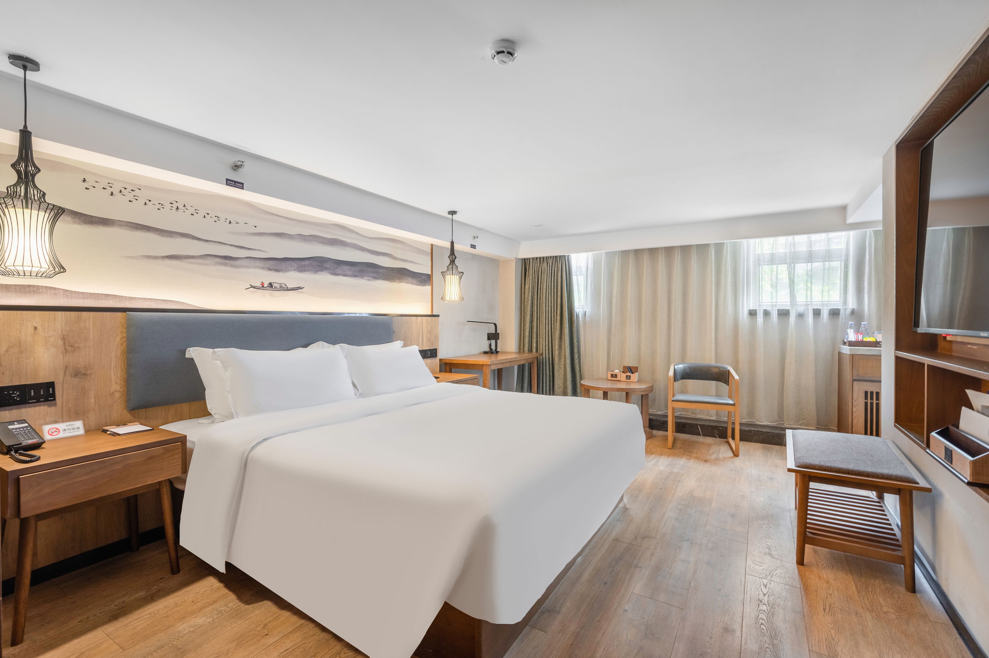 静雅阁楼大床房【零压床垫+舒适睡眠】