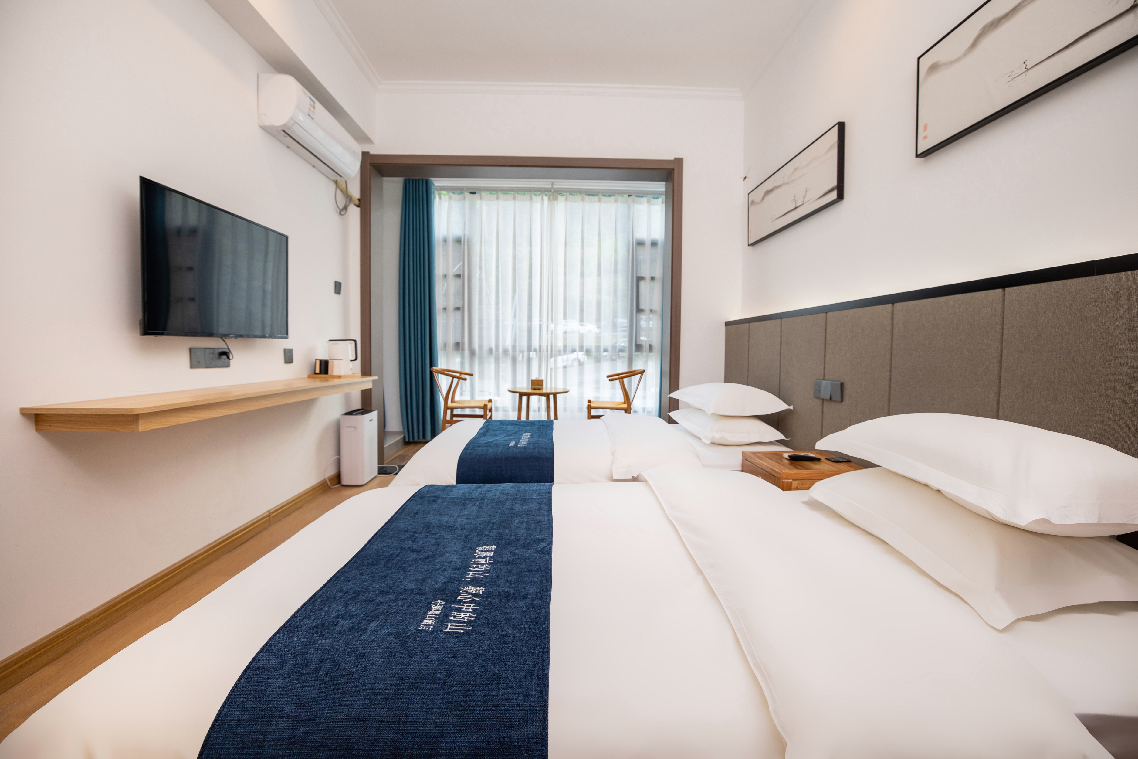 竹溪山景雙床房