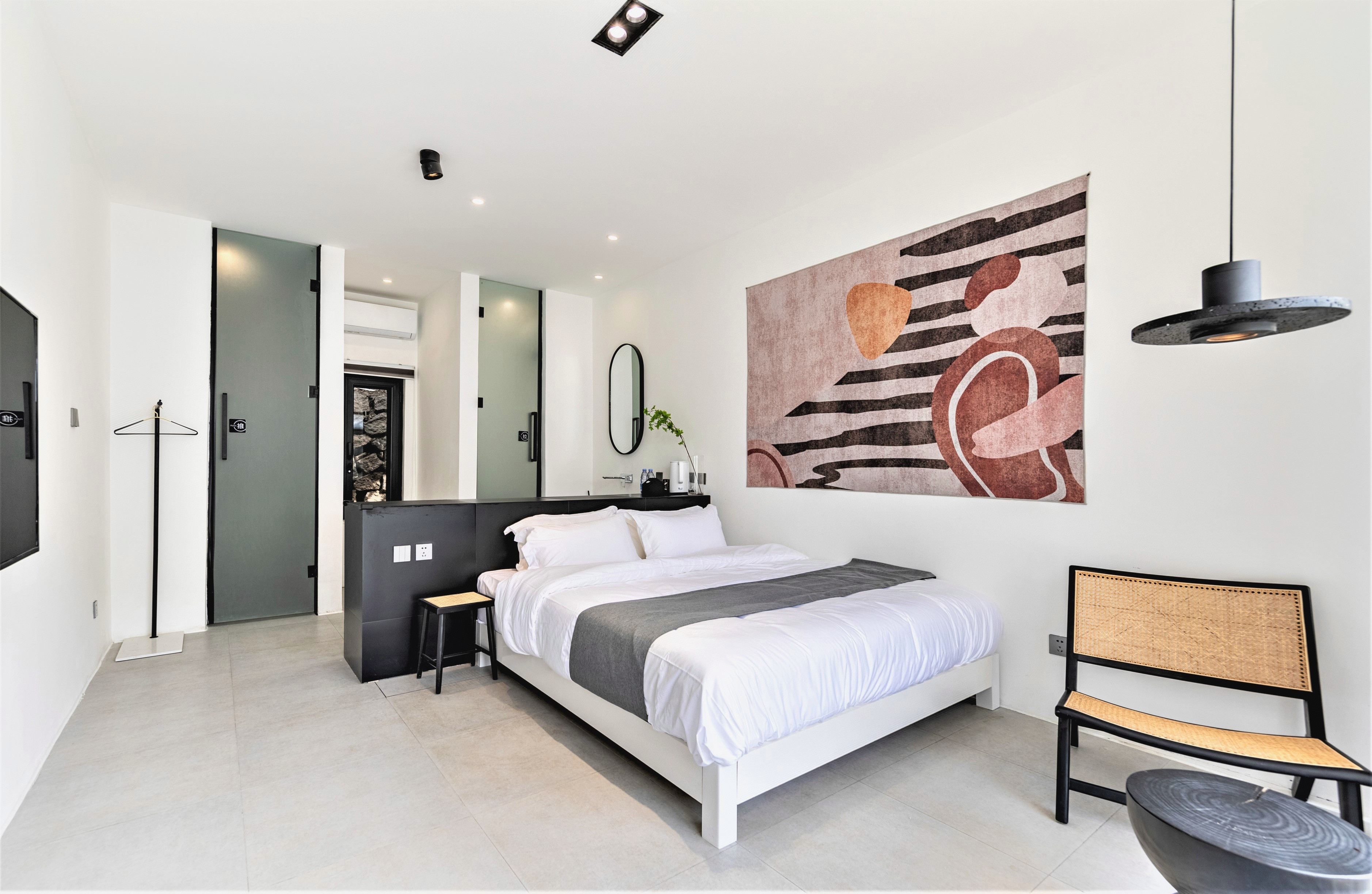 Great Wall View Pool Private Hot Spring Four-Bedroom Courtyard Jojo