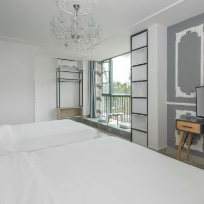 花園雙床親子家庭房（落地窗） 三亞悦朋·海半間美宿優惠