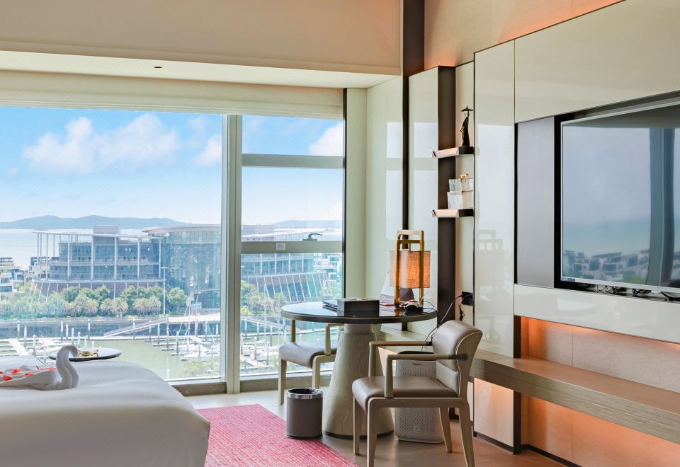 商务海景双床房（180度全落地窗看海景日出）