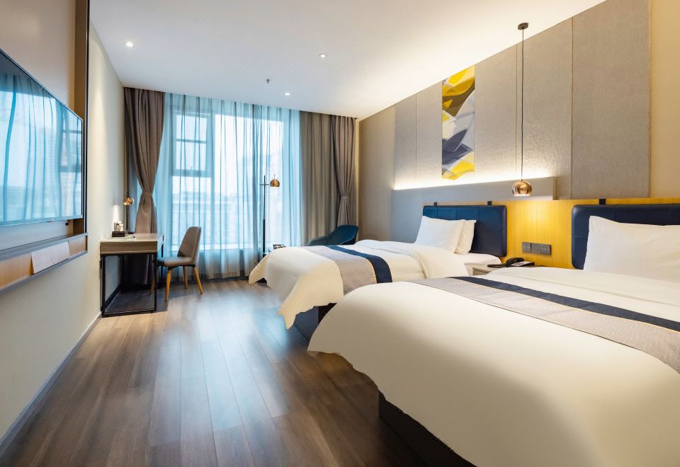 Homeinn Selected Hotel (Yibin Changning High-Speed Railway Station)Bed In Twin Room