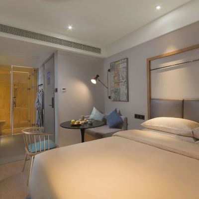 CityNote丨舒適大床房【零圧床墊+迷你冰箱】 CityNote希諾飯店（廣州上下九步行街十三行店）優惠