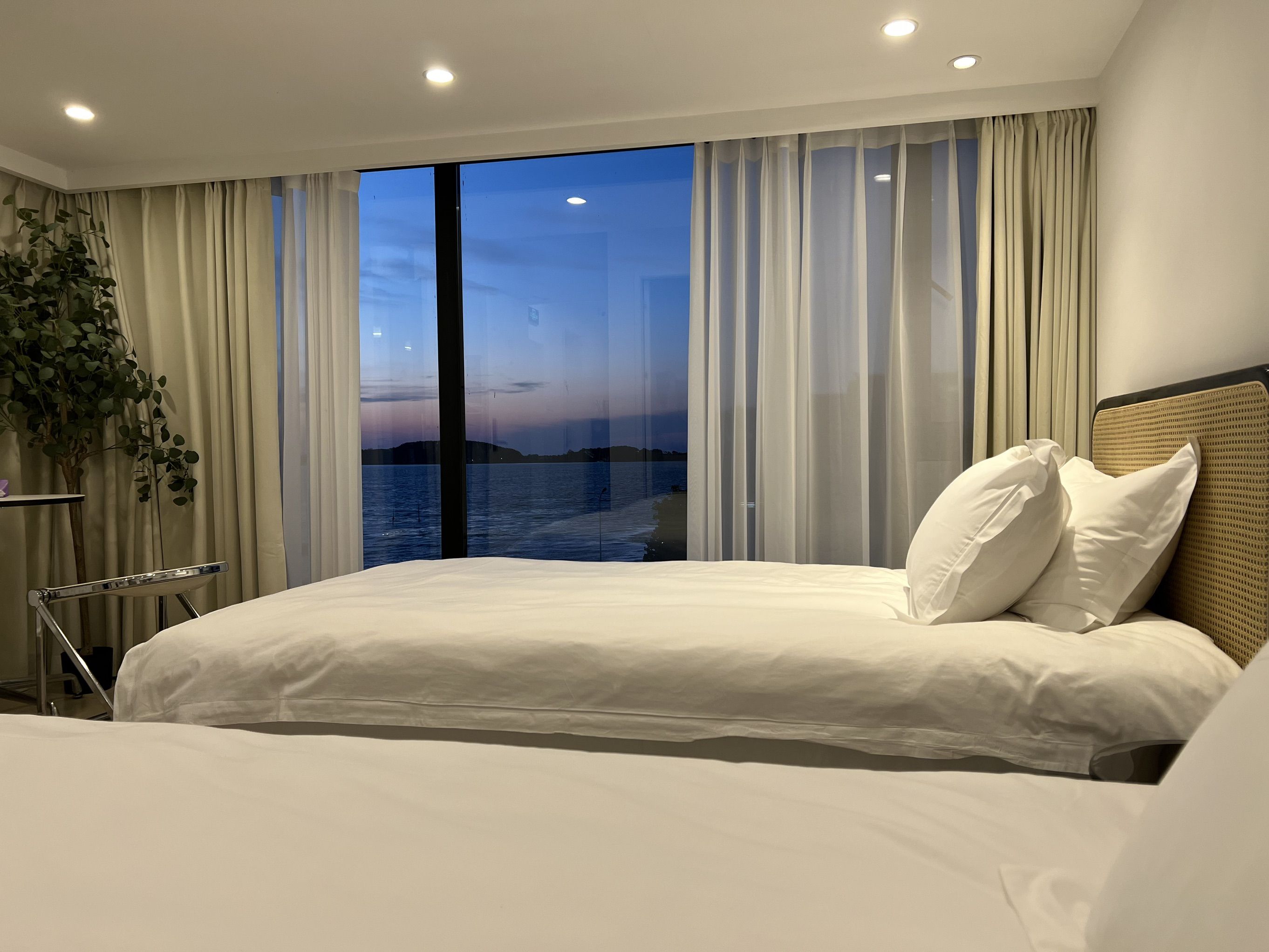 Suzhou BAY Chunhuiwan Homestay湖景双床房[地暖]