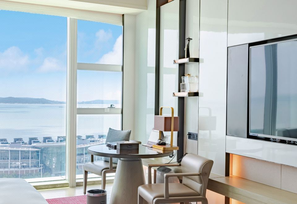 行政海景双床房（180度全落地窗看海景日出）