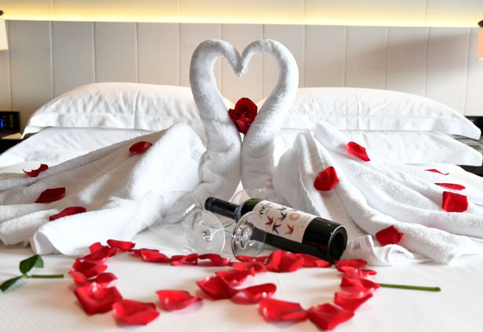 浪漫豪华泳池别墅大床房