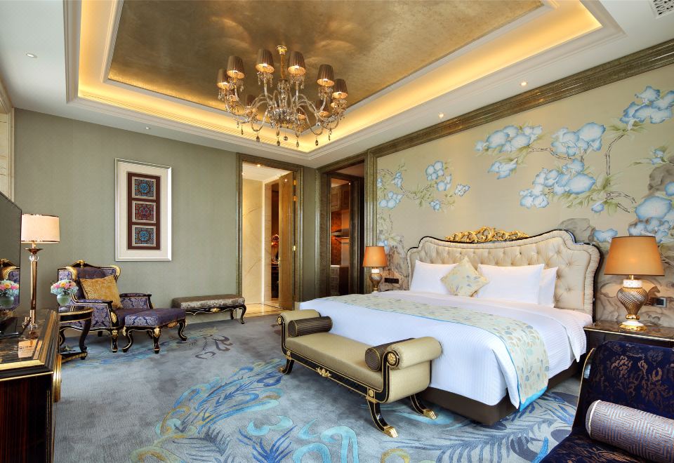 总统套房（浴室沃特品牌防水电视+独立书房+化粧台）