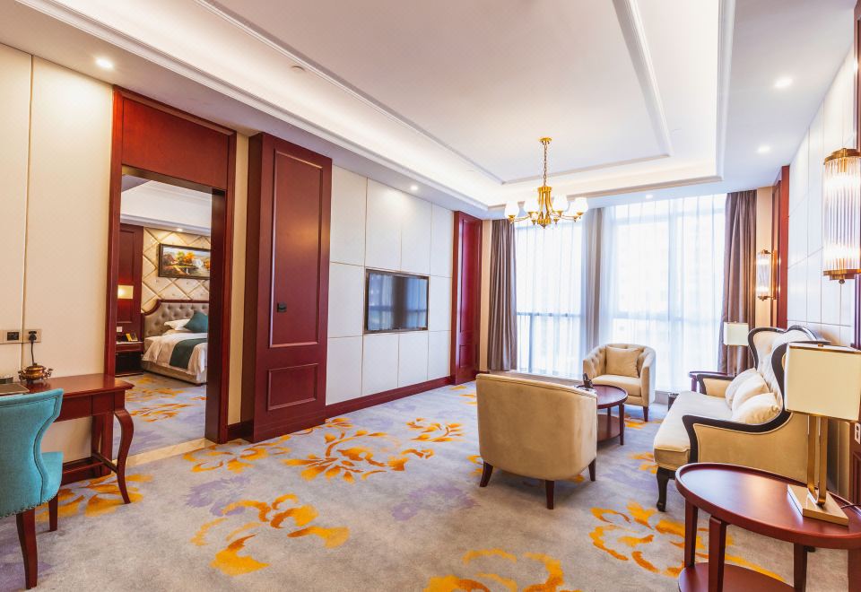 豪华套房（田城观景+小冰箱+全景落地窗）