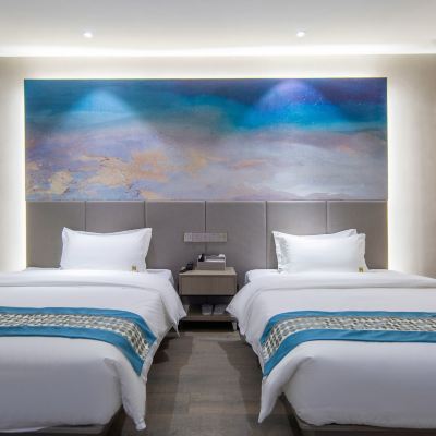 舒適家庭房 海邸優舍精品飯店（青島五四廣場奧帆中心店）優惠