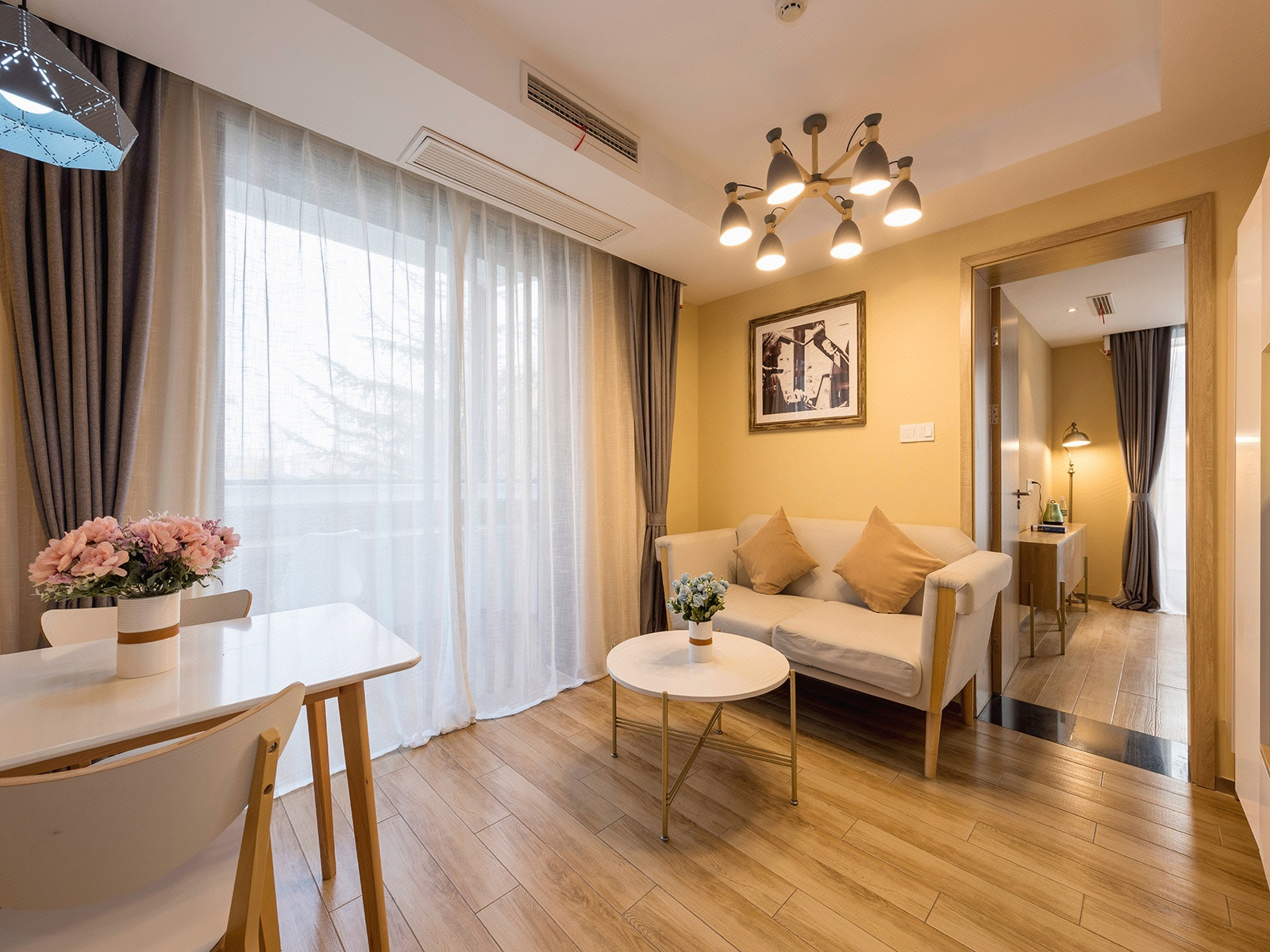 啡凡景观套房（双阳台+冰箱+洗衣机+Coffee）