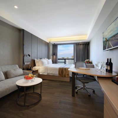 商務大床房（高樓層+好視野） 漢永·瑞飯店（深圳機場店）優惠