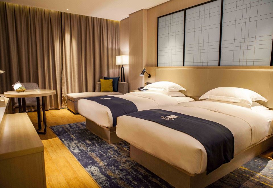 标准双床房[城市景观+轻奢空间+温馨雅居+贵妃沙发]