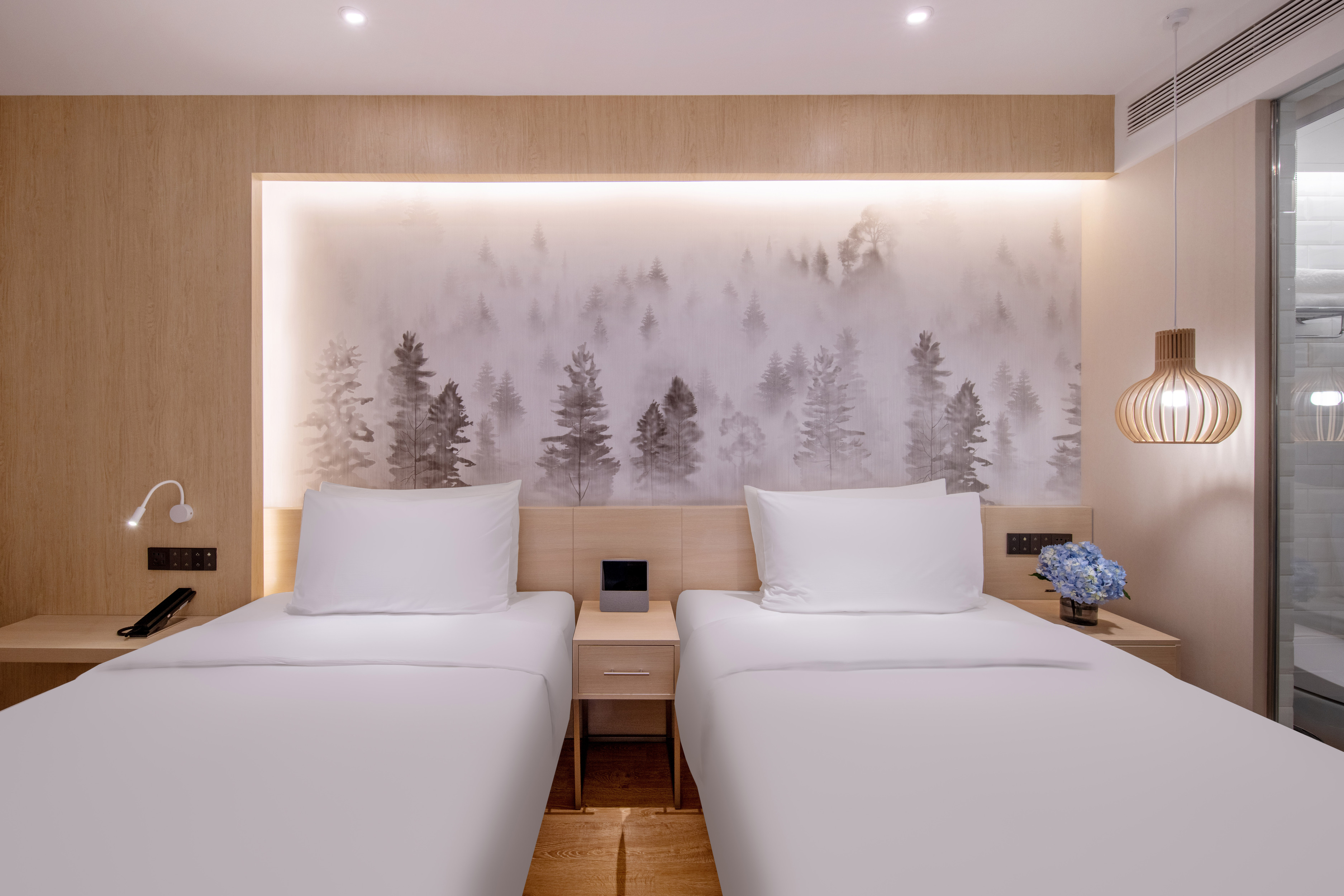 小时光双床房（内窗+智能客控+电视投屏）