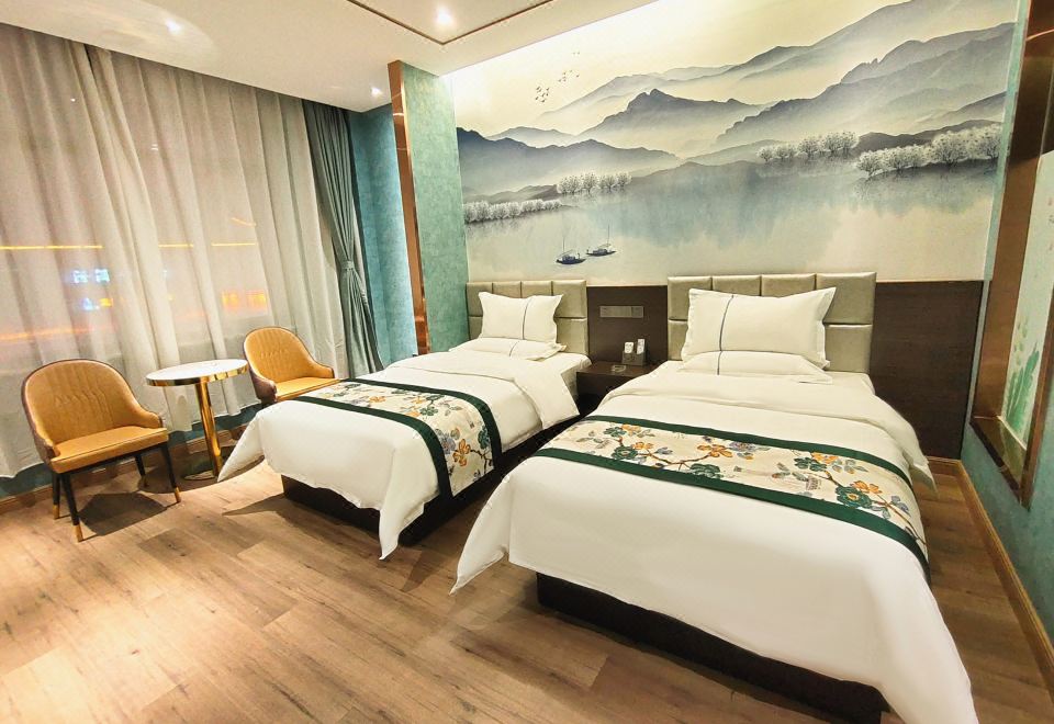 Yufuke Business Hotel (Kelan Bus Terminal Kelan Station)Guestroom (2 Beds)