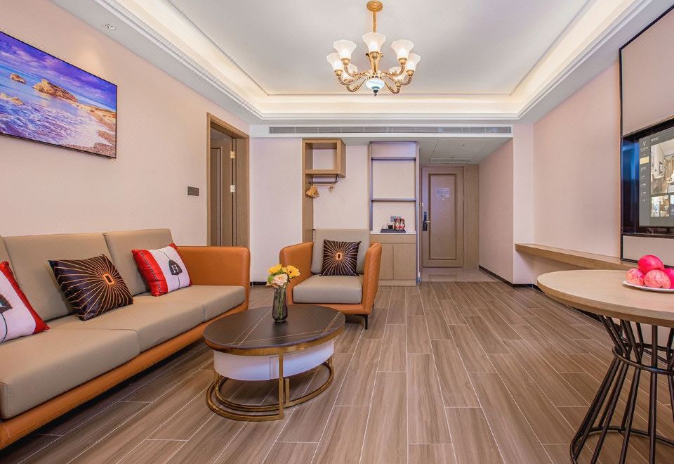 豪华套房（商务洽谈厅+电脑投屏+秦岭远景）