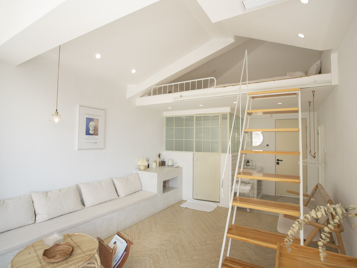 紫苏｜「超大弧形落地窗·loft复式设计」