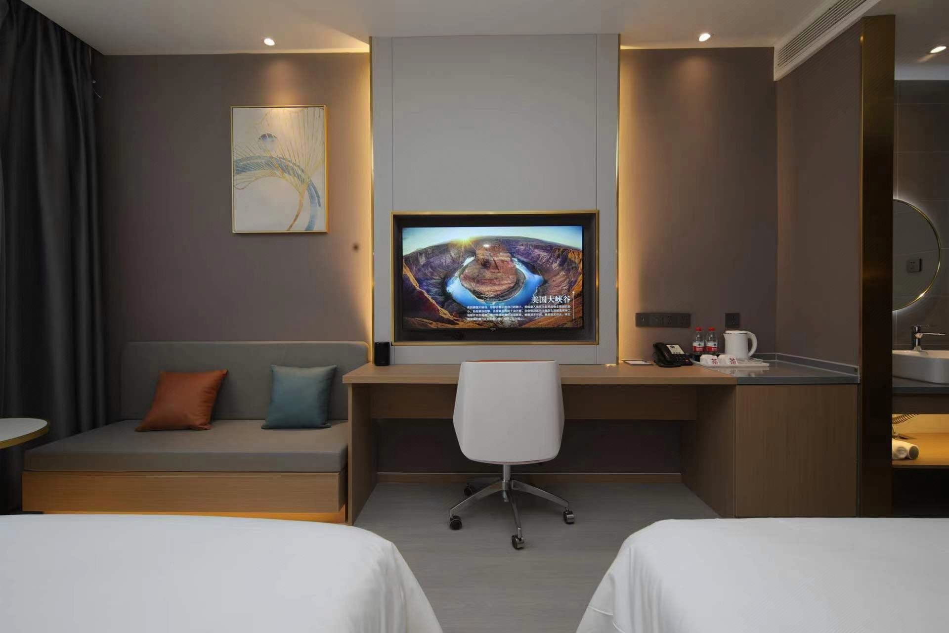 智能高级双床房（智能小度+零压梦百合床垫+地暖开放）