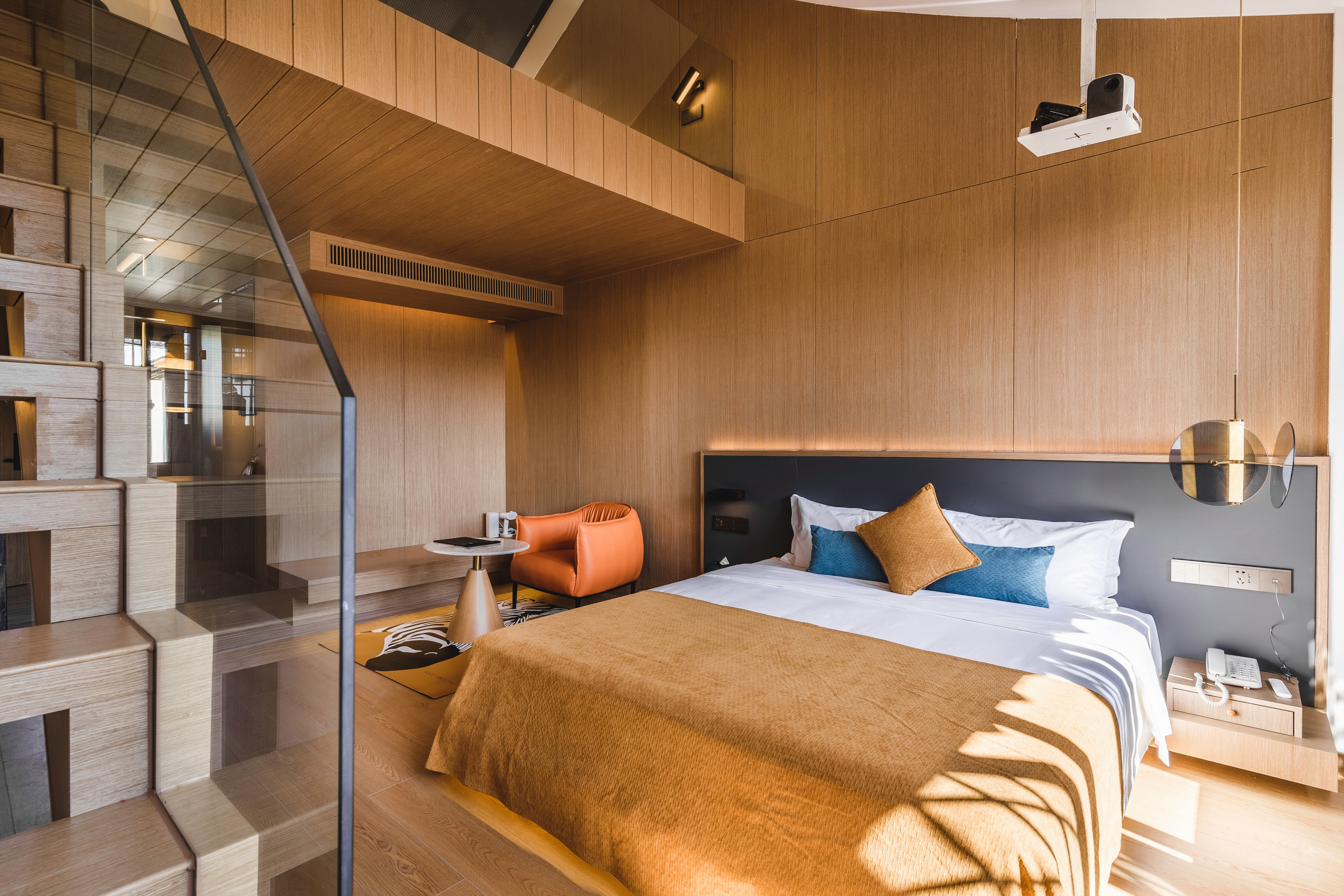 玉带河景LOFT家庭套房