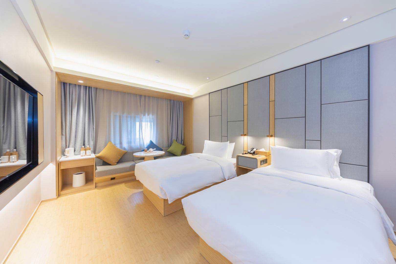 双床房（梦百合床垫+65寸电视可投屏）