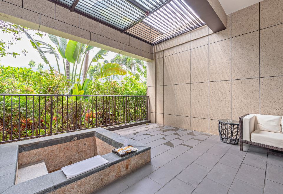 溫泉雙床房丨私家泡池