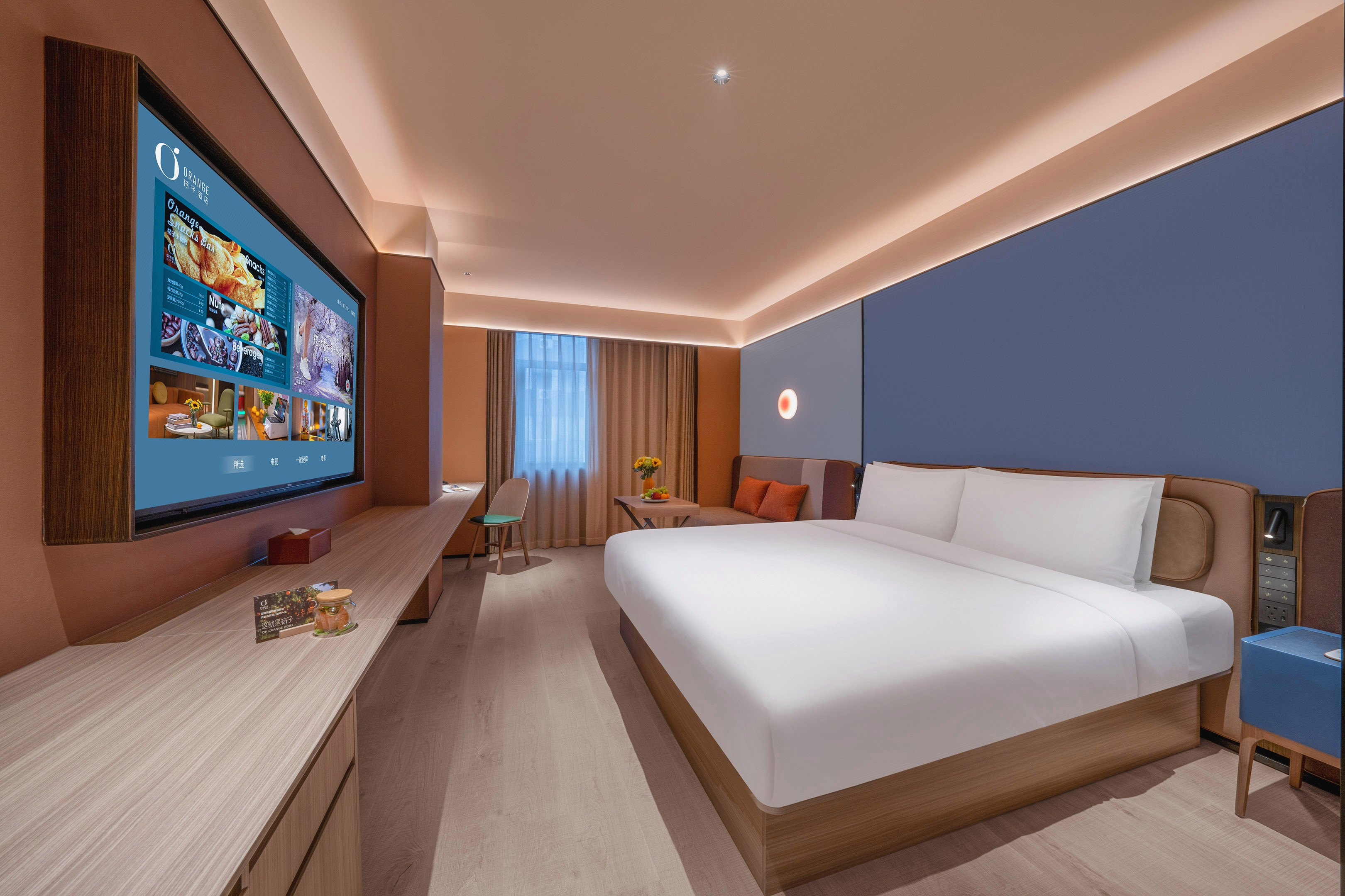 商务大床房（65寸可投屏电视+智能客控+小冰箱）