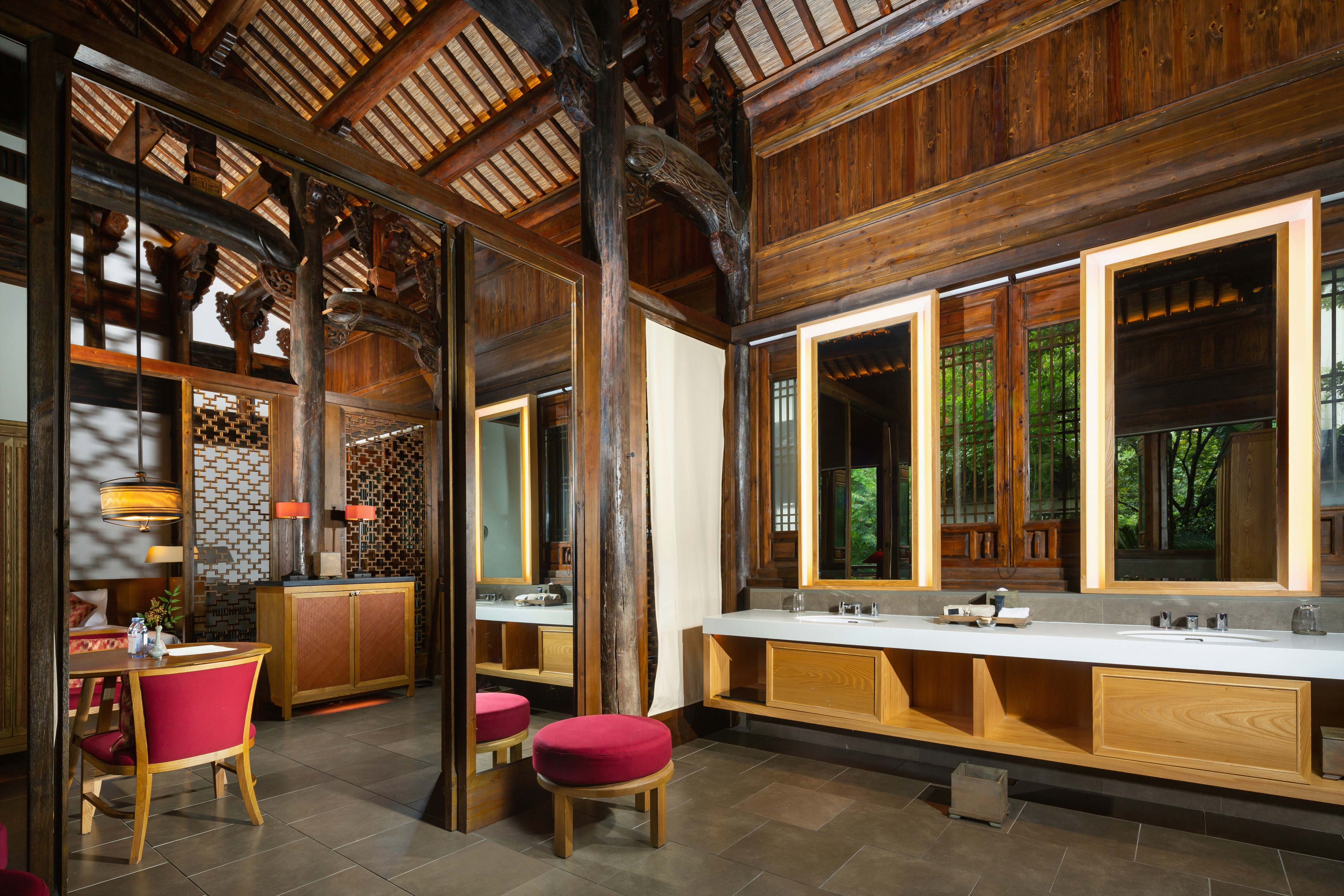 阳明阁大床房丨庭院别墅