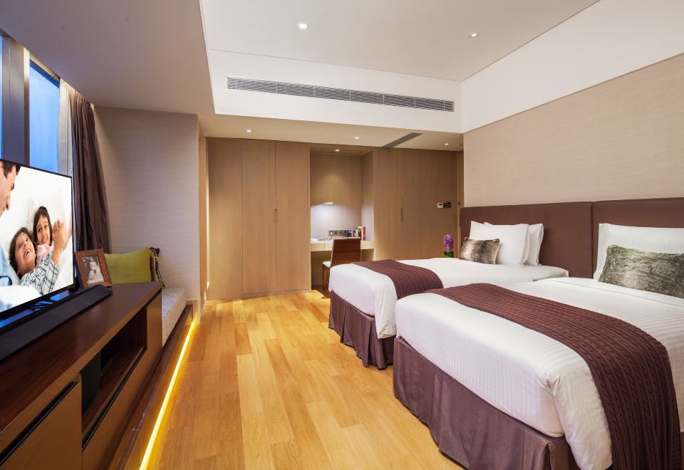 单房双床公寓（洗烘一体机）