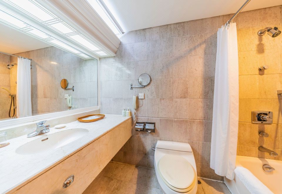 豪华城市花灯双床房